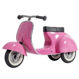 Trotineta ride on pentru copii vespa ambosstoy hape roz