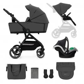 Carucior kinderkraft yoxi 3in1 (mink pro) moon grey