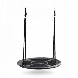 Leagan tip cuib pentru copii xxl, 100 cm, 150 kg, neo-sport 110301, gri