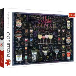 Puzzle trefl 500 meniul de cocktailuri