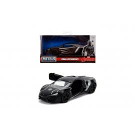 Masinuta metalica black panther lykan hypersport scara 1 la 32
