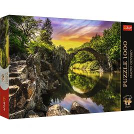 Puzzle trefl 1000 premium plus photo odyssey podul rakotz din kromlau germania