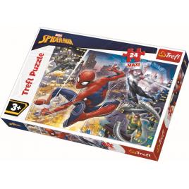 Puzzle trefl 24 maxi curajosul spiderman