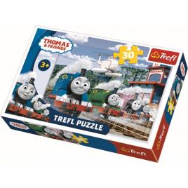 Puzzle trefl 30 cursa pe sine