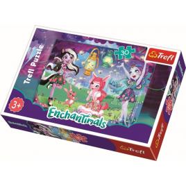 Puzzle trefl 30 magia enchantimals