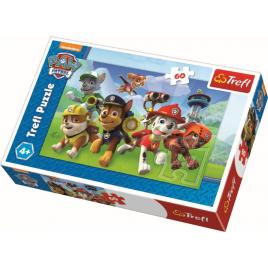 Puzzle trefl 60 patrula catelusilor gata de actiune