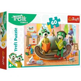 Puzzle trefl 60 treflik sa citim impreuna