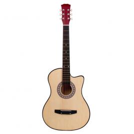 Chitara clasica din lemn 95 cm, cutaway natur