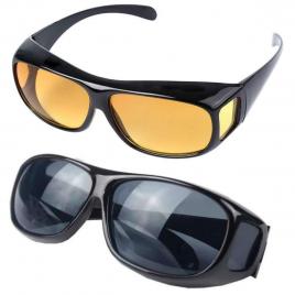 Set 2 perechi ochelari pentru condus hd vision,cu protectie uv