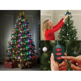 Instalatie de brad cu telecomanda si 64 de lumini cu led tree dazzler