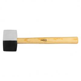 Ciocan de cauciuc negru/alb 450g neo tools 25-067