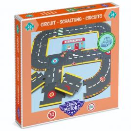 Puzzle circuit gigant de curse djeco 26 piese
