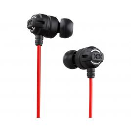 Resigilat - casti audio jvc ha-fx1x-e, cu fir, in-ear, functie bass, negru