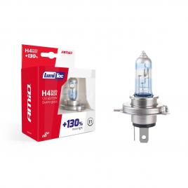 Set becuri cu halogen h4 12v 60 / 55w lumitec limited + 130% duo box