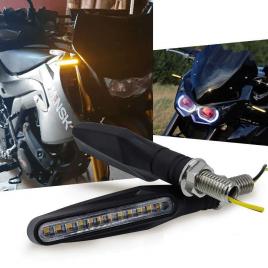 Set 2 lampi semnalizare moto secventiala, cu 2 functii, pozitie si semnalizare,