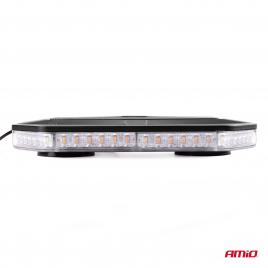 Rampa luminoasa girofar, culoare orange, alimentare 12/24v, 48 led-uri,