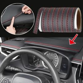 Banda decorativa pentru interiorul vehiculului, lungime 2m, din piele