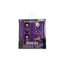 set 4 figurine metalice 6.5 cm jada wednesday