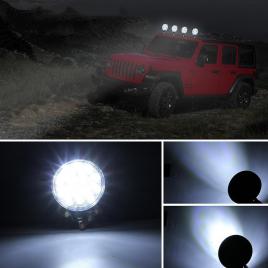 Set 2 x proiectoare auto 9led, 25mm, 54w/set, 10/30v