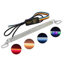 Banda led rgb 20cm, 12v, iluminare numar, semnalizare, frana
