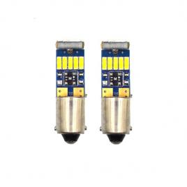 Set 2 x becuri auto led, canbus, 15 smd, 12v