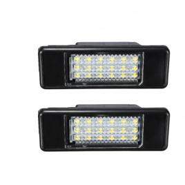 Set 2 x lampi numar, peugeot citroen, 6500k, fara eroare bec ars