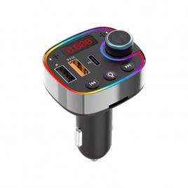 Modulator auto qc888, led rgb, bt, fm, handsfree, usb