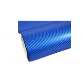 Folie carbon 3d albastra latime 1.27m