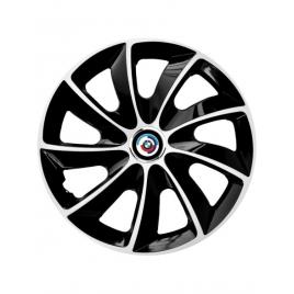Set 4 capace roti 14 inchi, compatibil cu bmw nou, model stig extra black &
