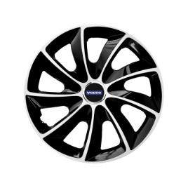 Set 4 capace roti 14 inchi, compatibil cu volvo, model stig extra black & white