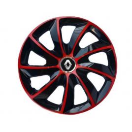 Set 4 capace roti 17 inchi, stig red, compatibile cu renault