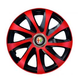 Set 4 capace roti drift extra red r14 pentru gama alfa romeo