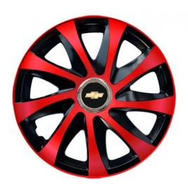 Set 4 capace roti drift extra red r16 pentru gama chevrolet