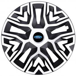 Set 4 capace roti 16 `` best alb-negru, compatibile cu ford