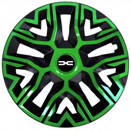Set 4 capace roti 14 `` best verde-negru, compatibile cu dacia nou