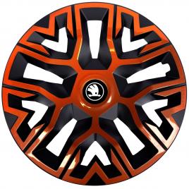 Set 4 capace roti 16 `` best cupru-negru, compatibile cu skoda nou
