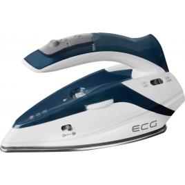 Fier de calcat pentru voiaj ecg nz 210, talpa otel inoxidabil, 1000 w, abur