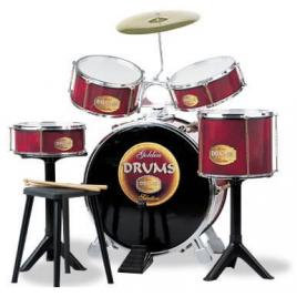Baterie si set tobe - golden drums