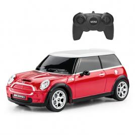 Masina cu telecomanda mini cooper rosie scara 1:24