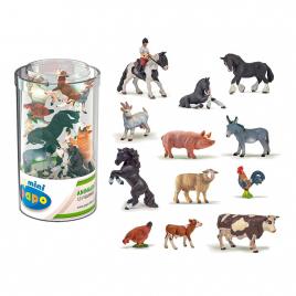 Set 13 minifigurine animale ferma papo