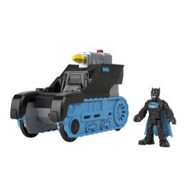 Vehicul cu figurina bat-tech fisher-price imaginext dc super friends