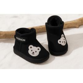 Cizme negre - teddy (marime disponibila: marimea 22)