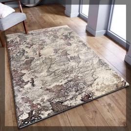 Covor sufragerie dormitor, model anny 33020 192, gri maro