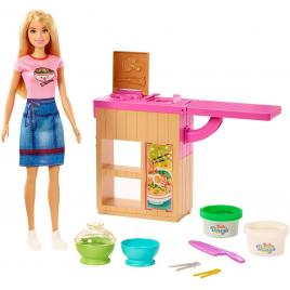 Barbie set de joaca pregateste noodles