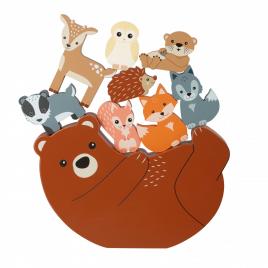 Joc de echilibru cu animale, orange tree toys