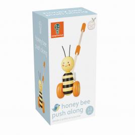 Jucarie de impins albinuta, orange tree toys