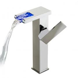 Baterie lavoar, lumina rgb, schimbare de culoare in functie de temperatura apei, od3013