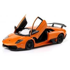 Masinuta metalica  lamborghini murcielago lp670-4 portocaliu scara 1 la 24