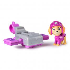 Patrula catelusilor action pups set vehicul de salvare hoverboard si figurina skye 5 cm