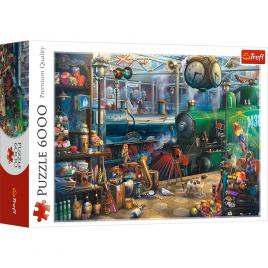 Puzzle trefl 6000 statia de tren